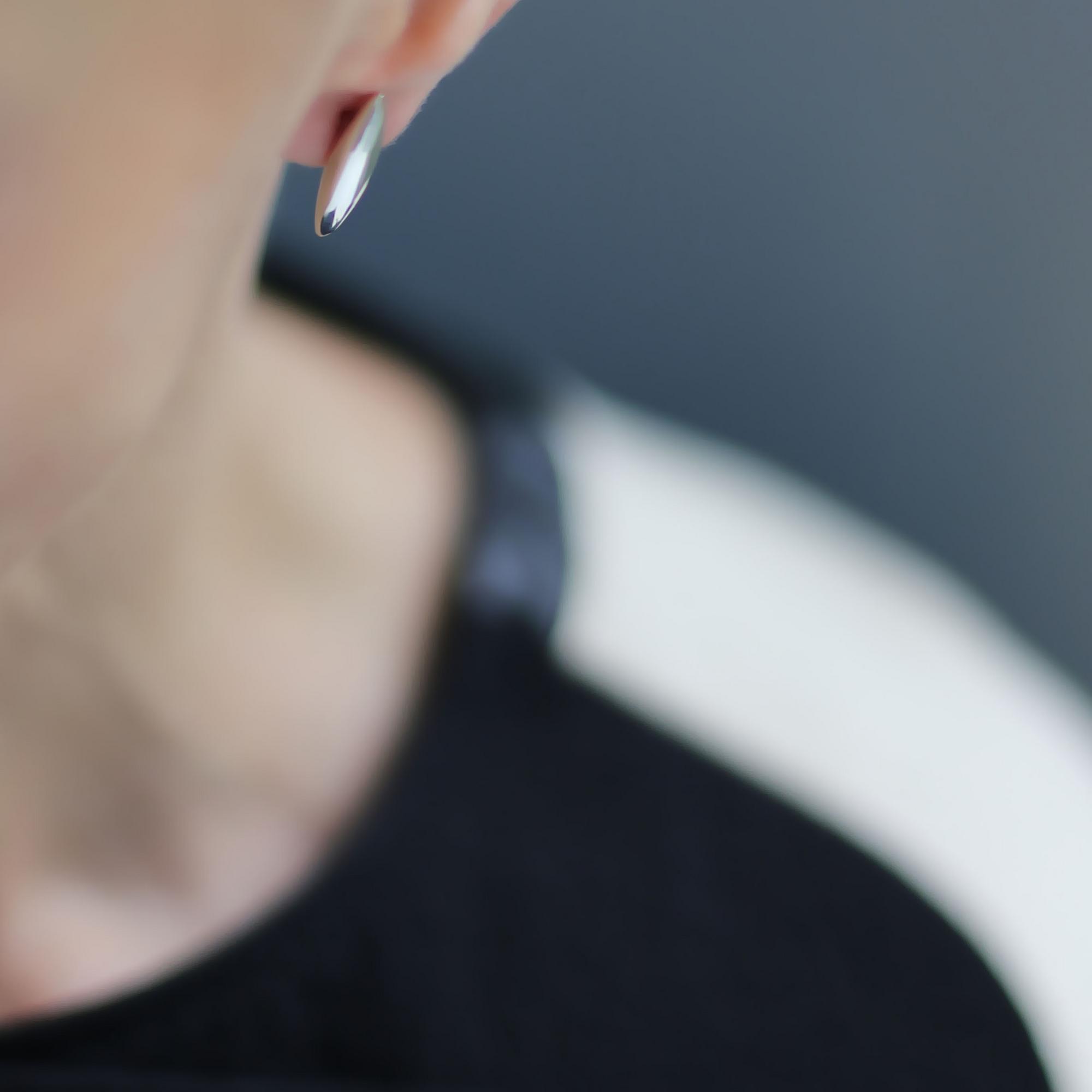 Серебряные серьги 1P944