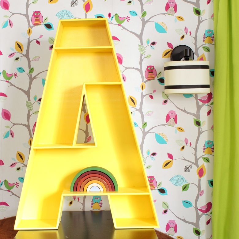 Буква -полка А Цвет Ярко-желтый