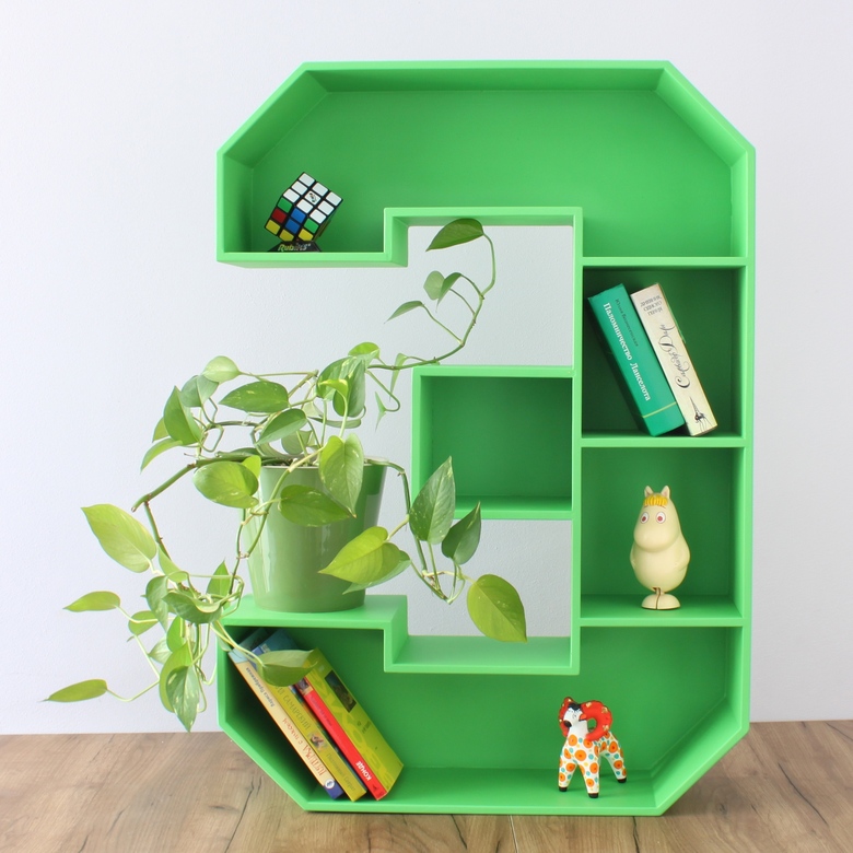 деревянная буква полка, буква полка э, интерьерная буква