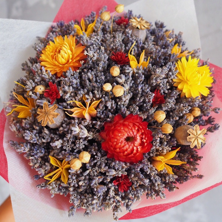 букет из лаванды