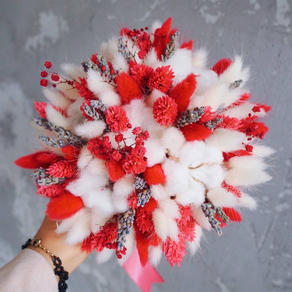 букет из сухоцветов купить в Москве