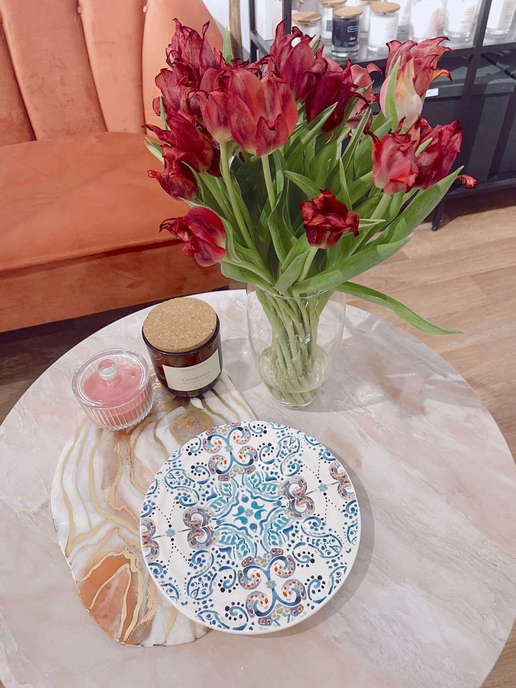 Тарелка керамическая в восточном стиле