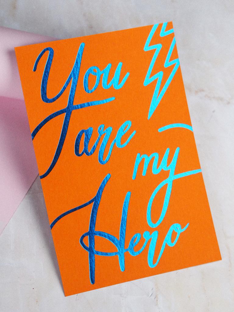 Открытка мой герой