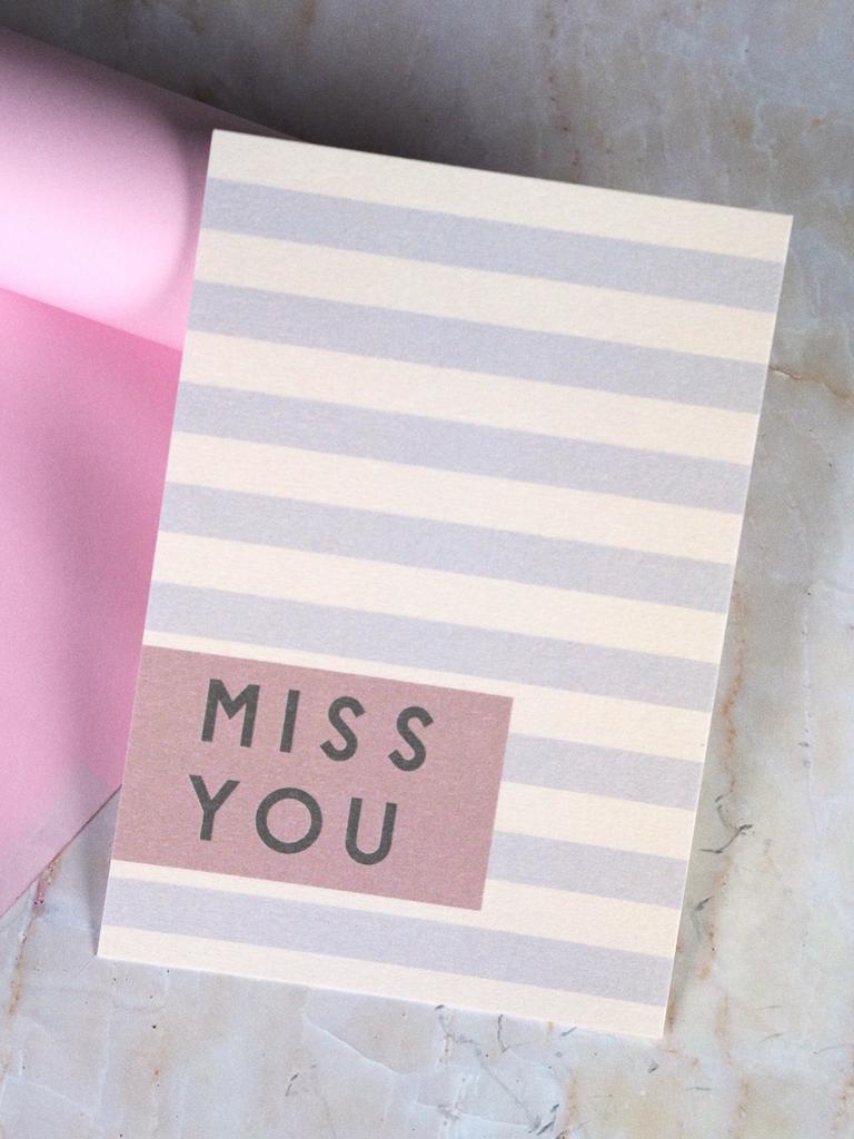 Открытка miss you