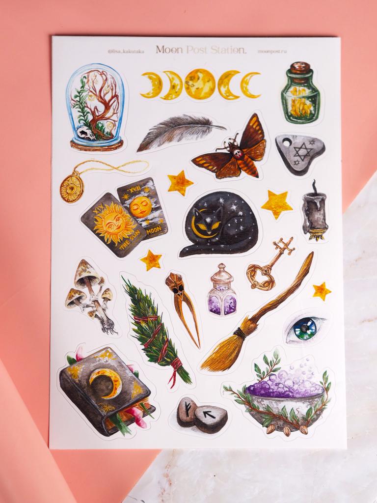Стикеры волшебницы