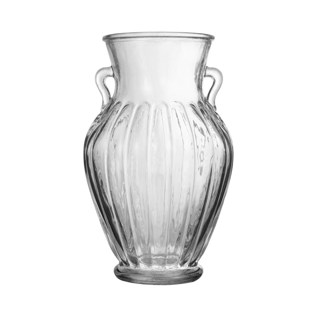 Ваза из прозрачного стекла формы кувшина