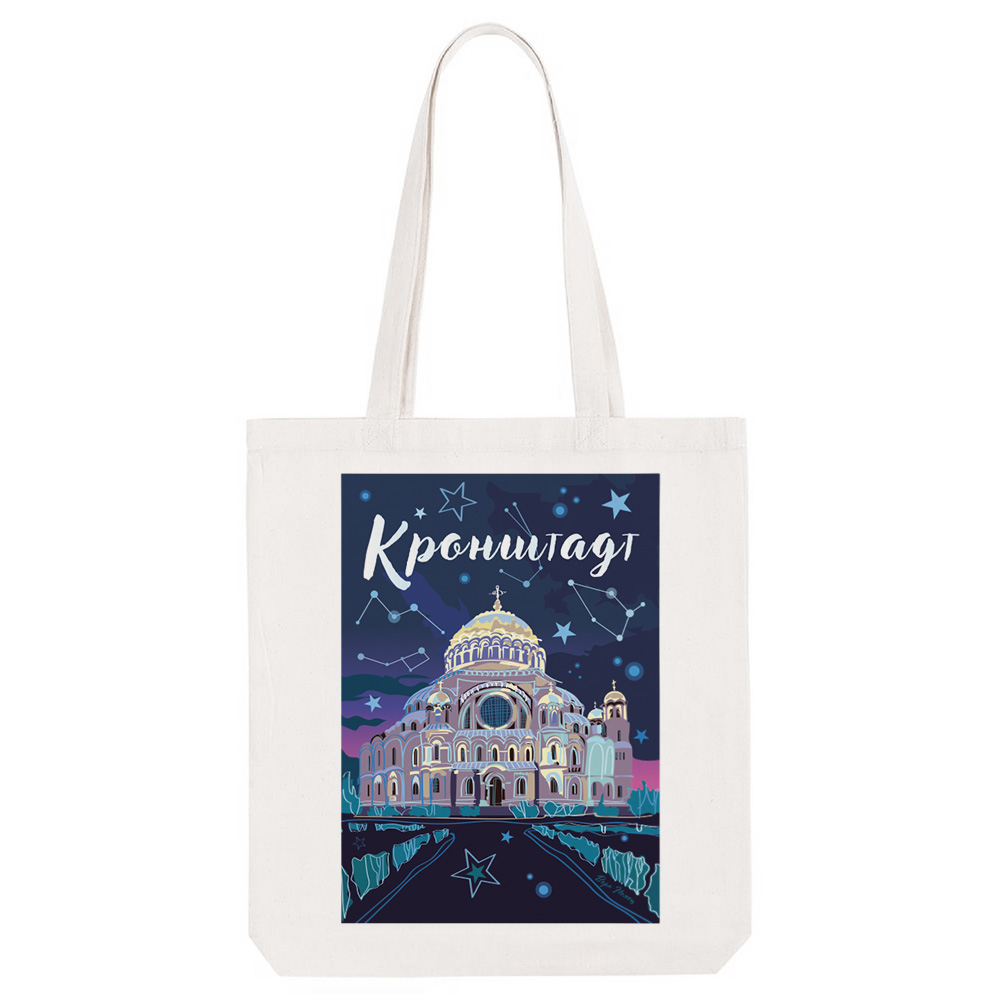 Сумка шоппер Вечерний Кронштадт