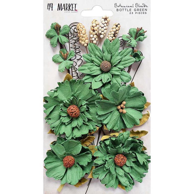 Цветы Bottle Green 49 And Market Botanical Blends 23/Pkg