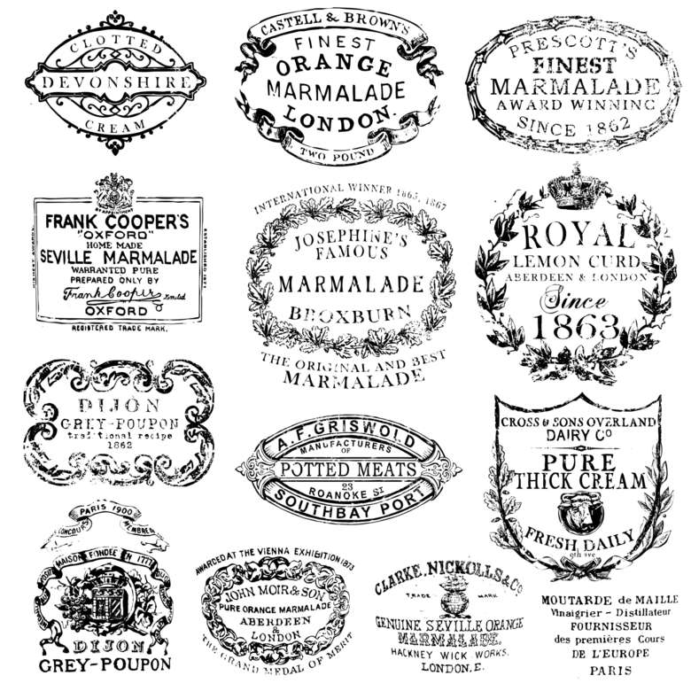 Штамп 30*30см Crockery Iron Orchid Designs Decor Clear Stamps 12"X12"