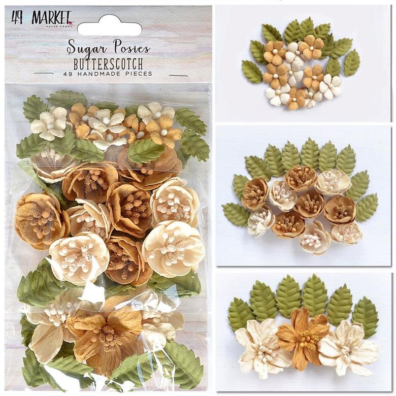 Цветы Butterscotch 49 And Market Sugar Posies