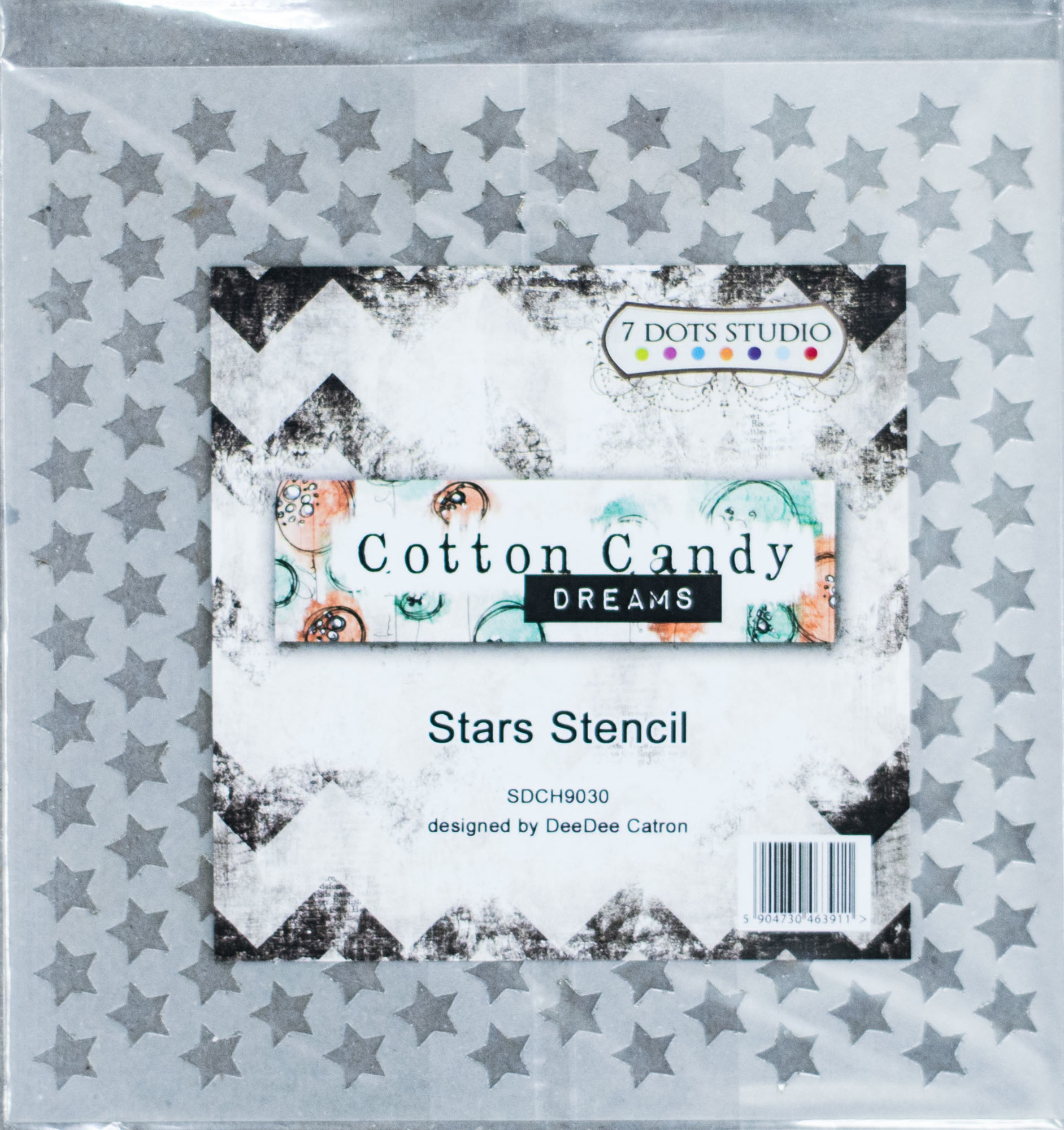 Трафарет 15*15 Stars 7 Dots Studio