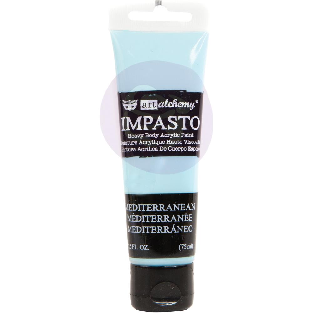 Акриловая краска Mediterranean Finnabair Art Alchemy Impasto Paint 2.5 Fluid Ounces