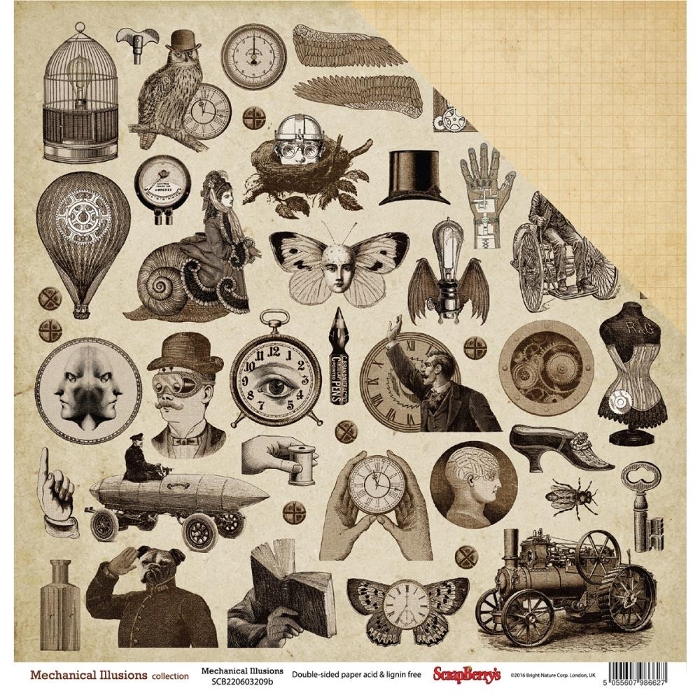 Лист для вырезания ScrapBerry's