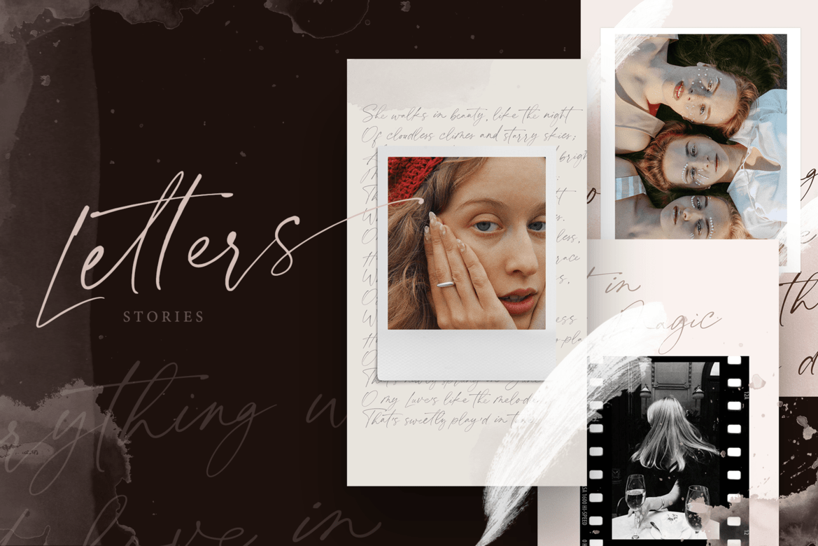 Letters - 18 Stories Templates Instagram