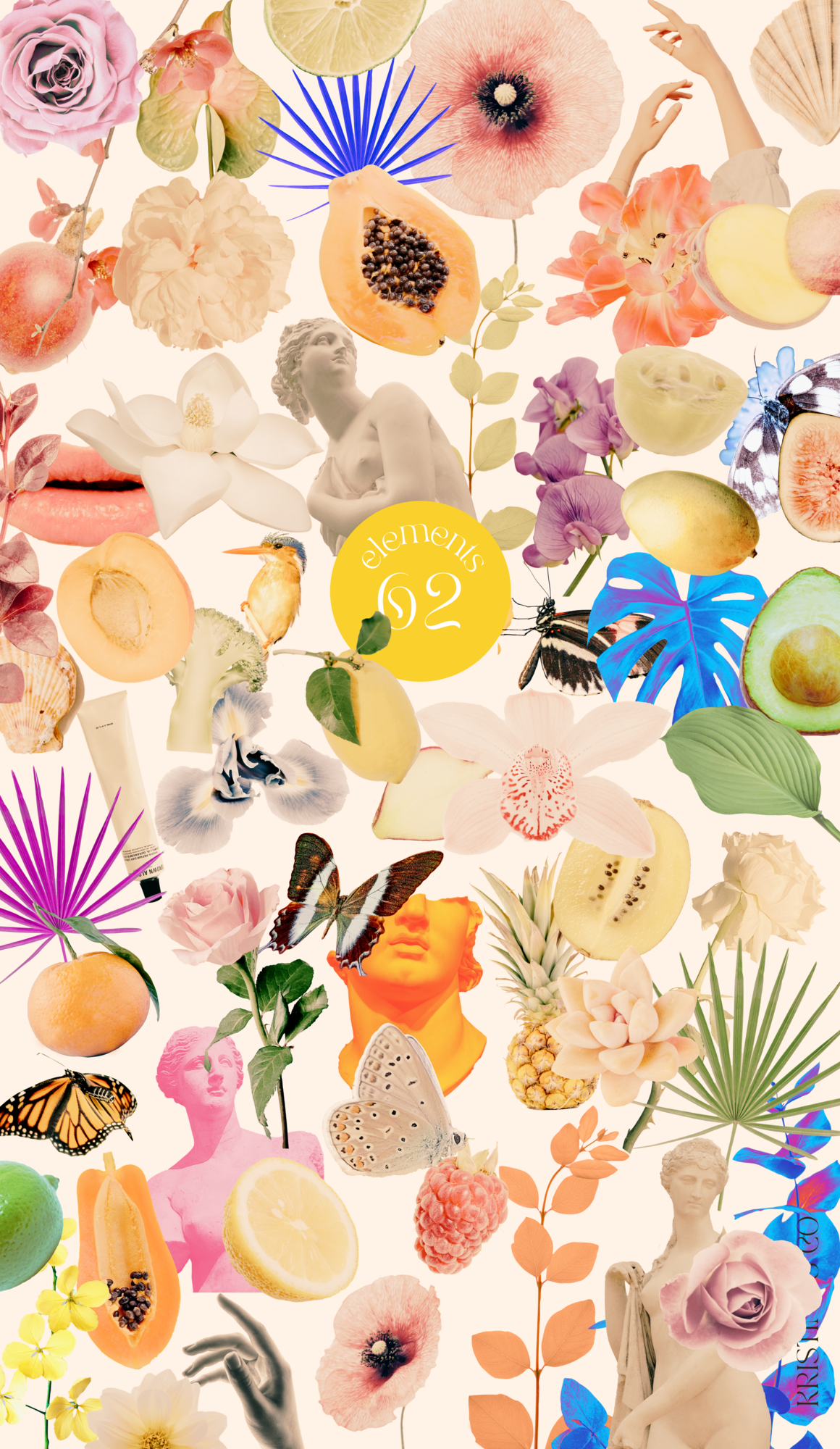 165 Collage Elements – Summer Vibes