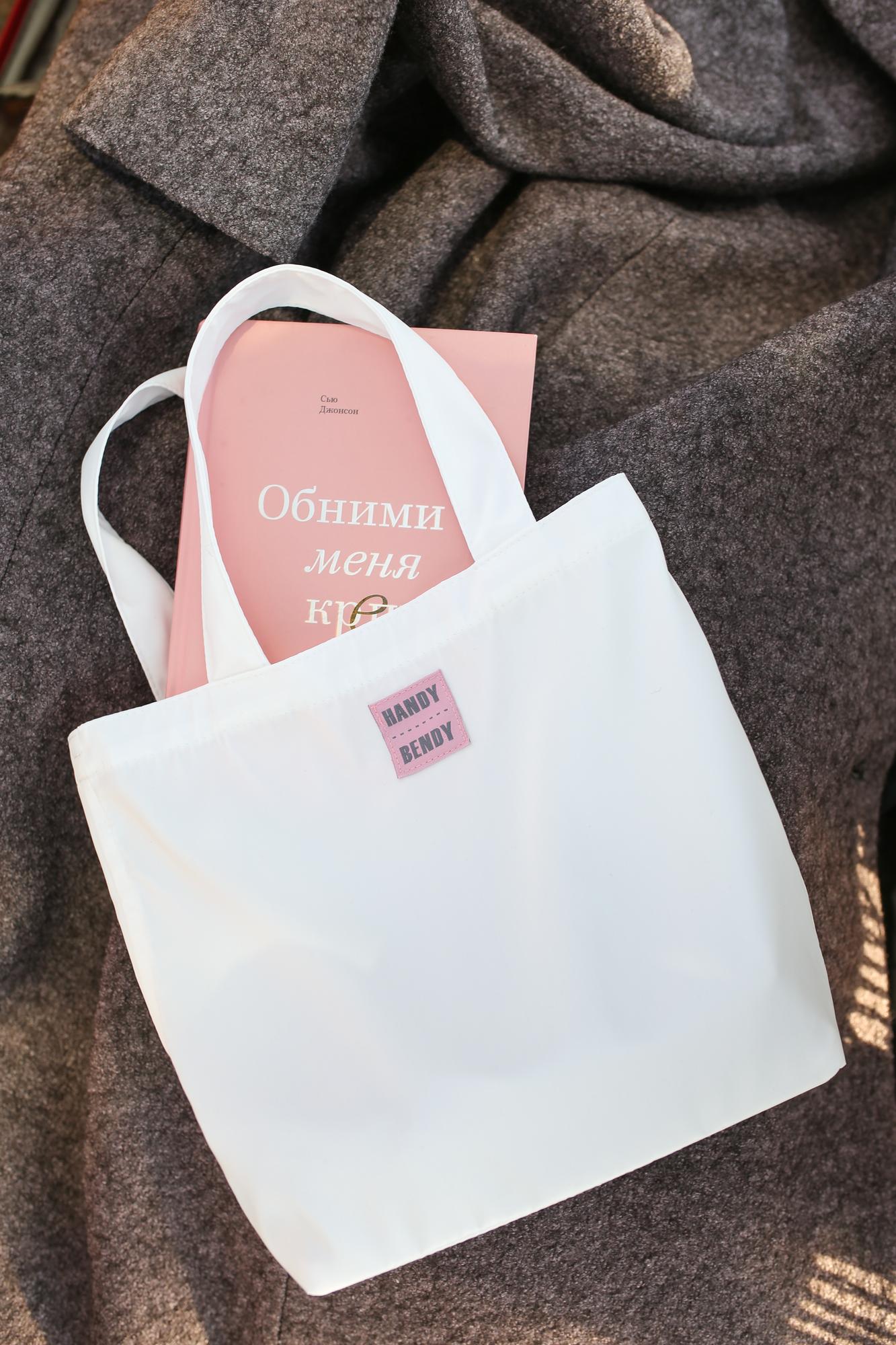Сумка Mini на кнопке, белый