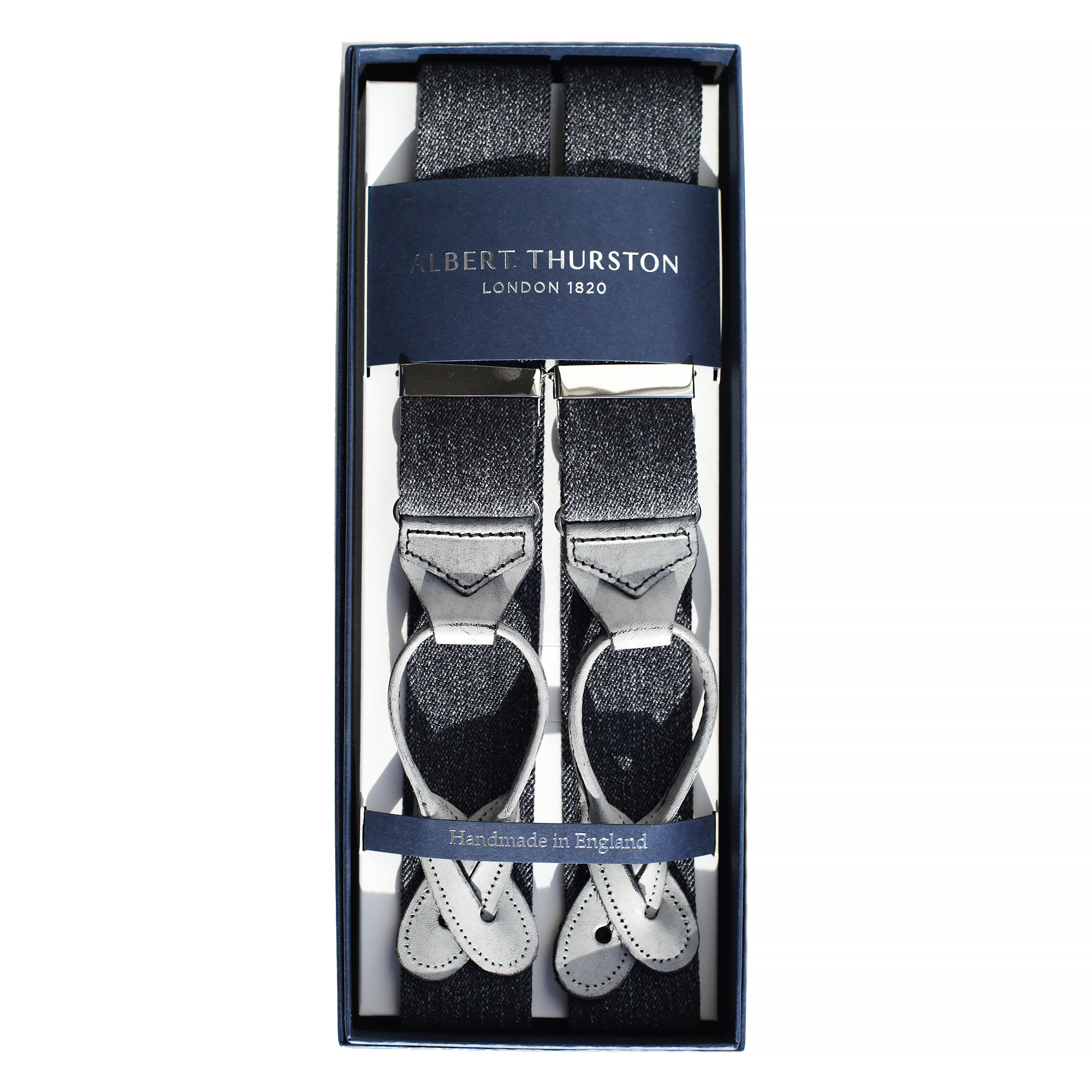 Подтяжки Albert Thurston, серые