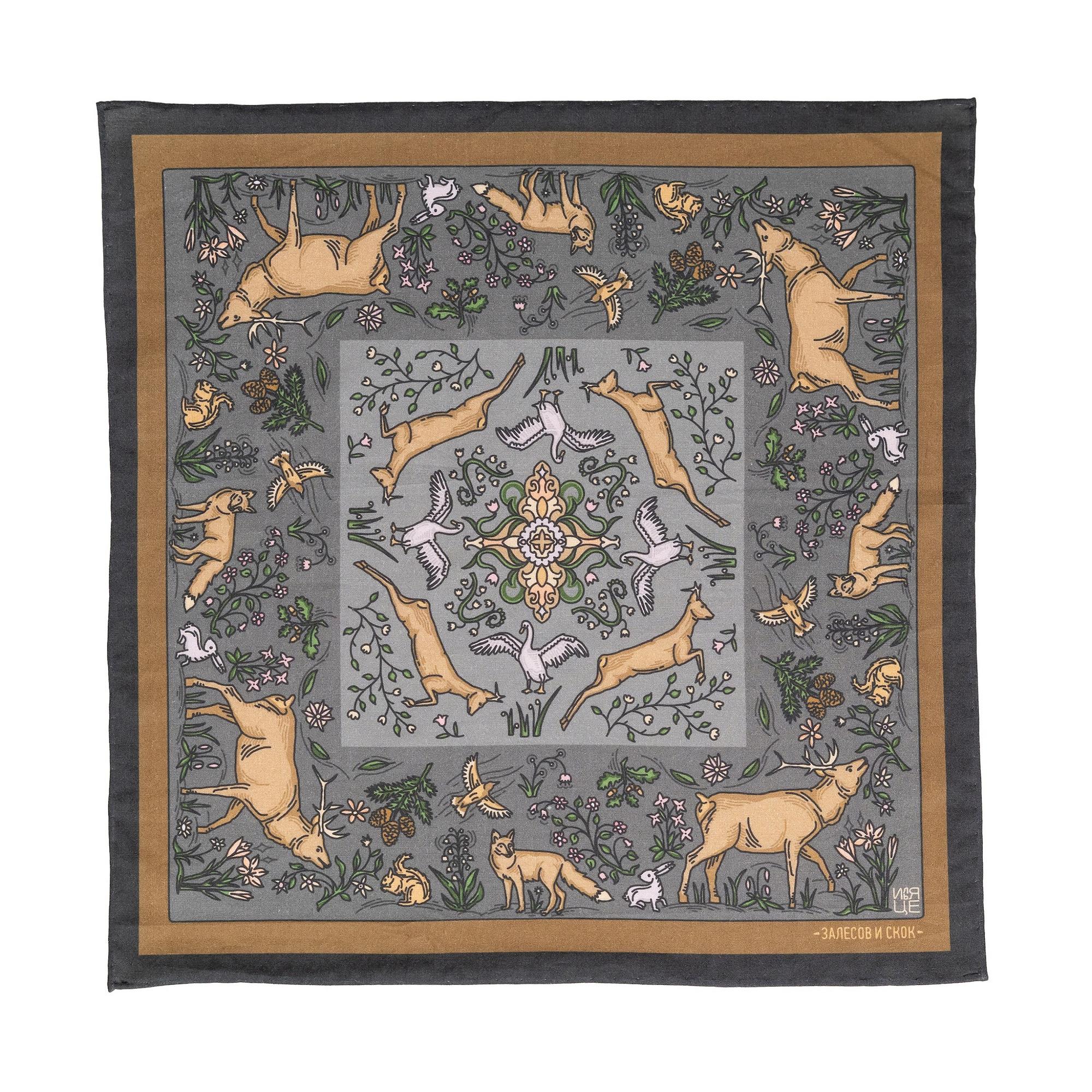 Нагрудный платок с уникальным дизайном, автор - Илья Це.