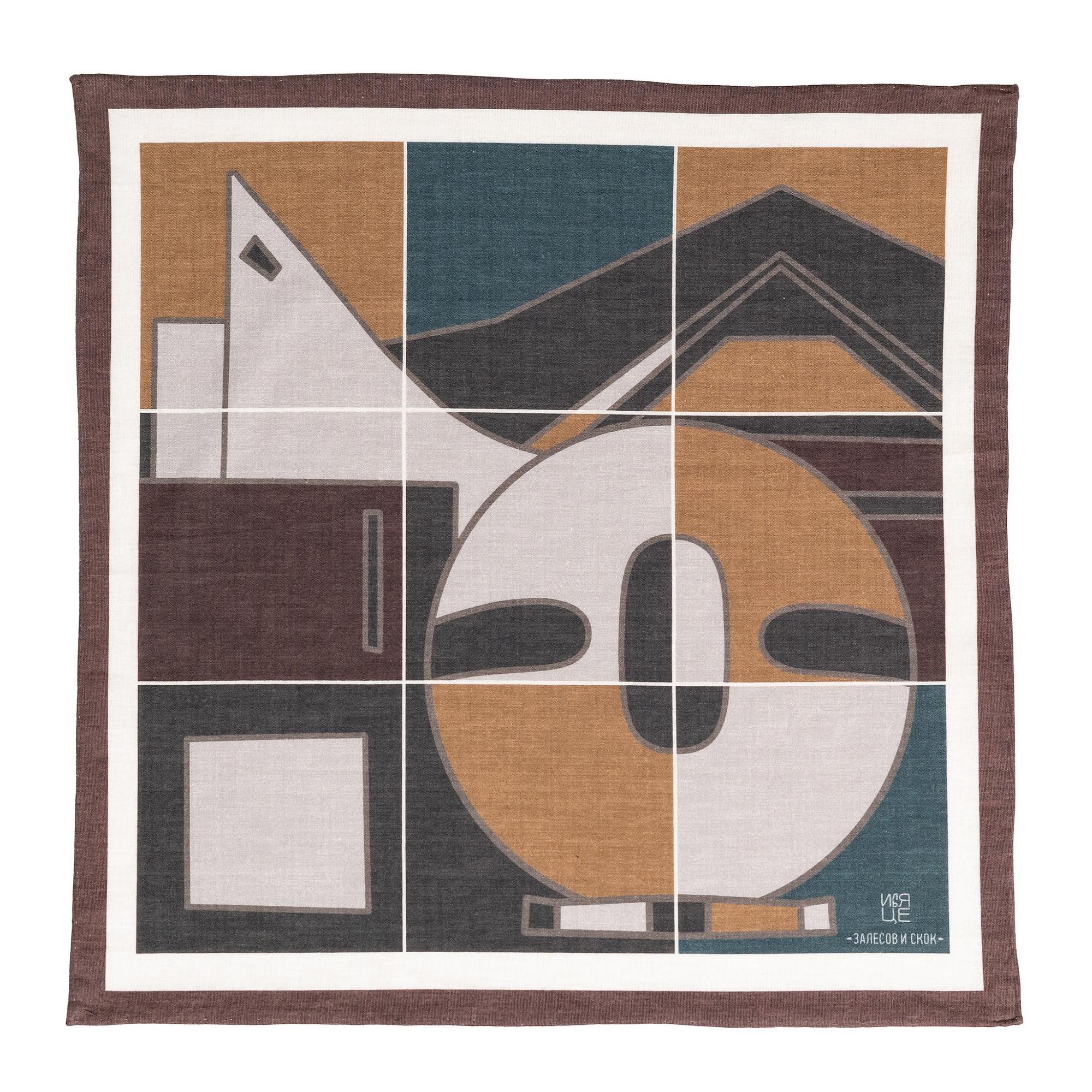 Нагрудный платок с уникальным дизайном, автор - Илья Це.