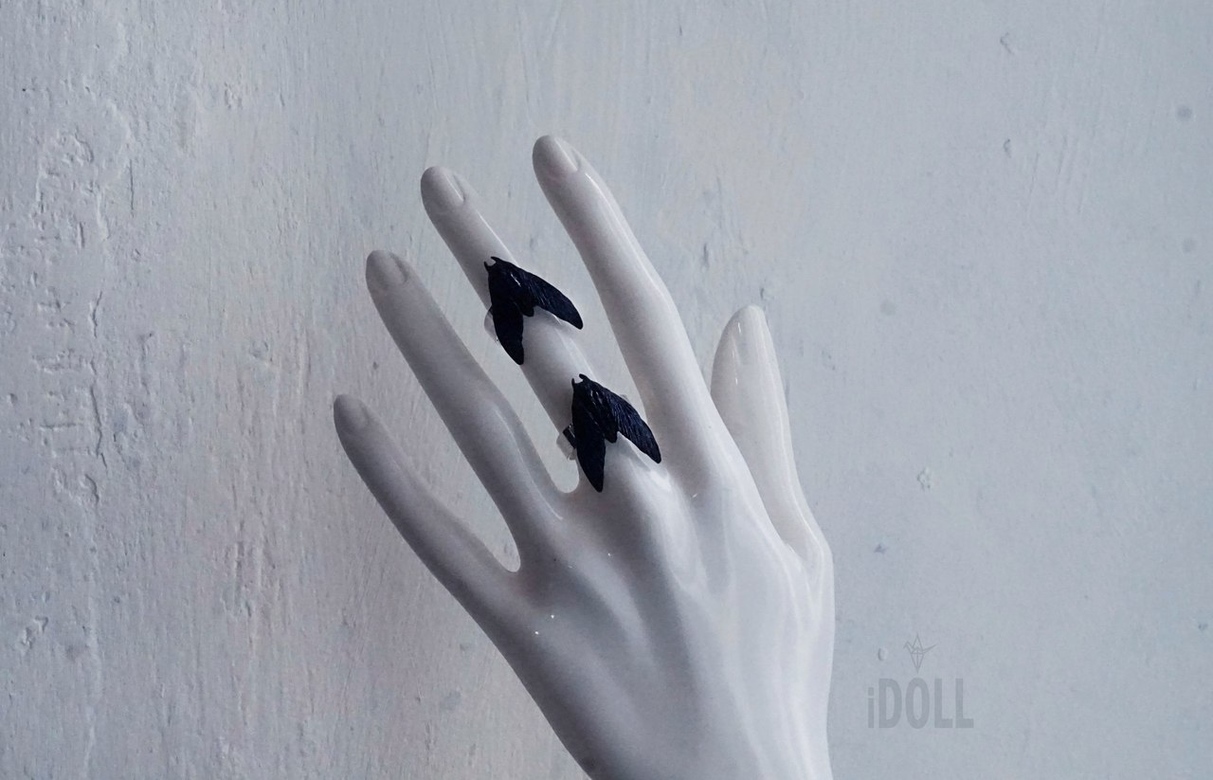 кольцо мотылек малый