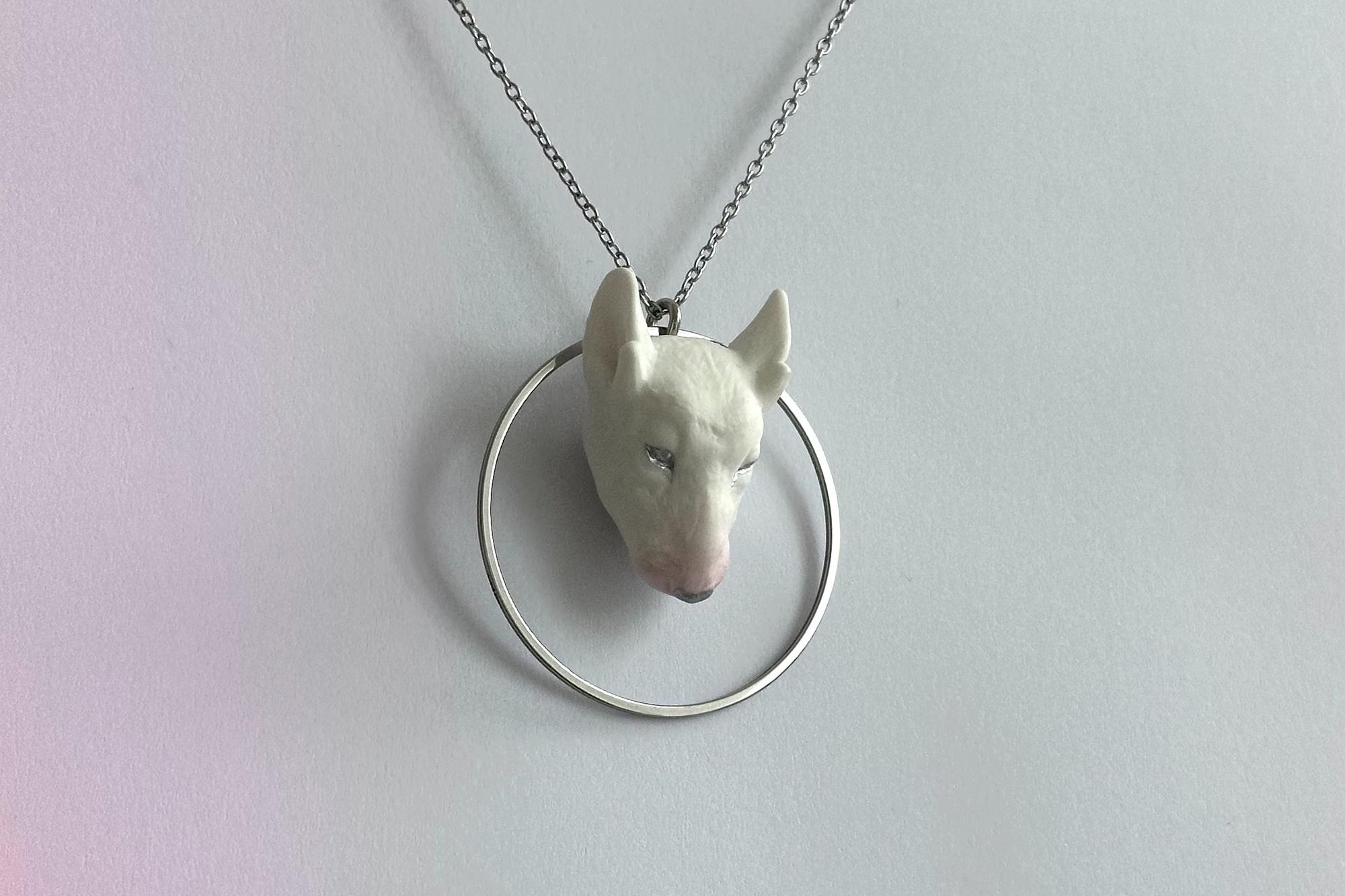 кулон бультерьер