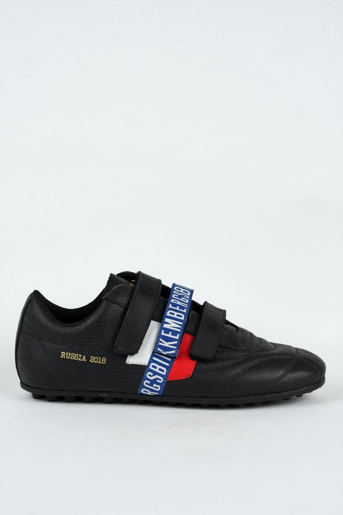Кроссовки муж. BIKKEMBERGS 109132 черные красным