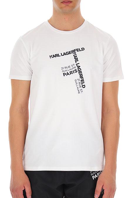 Футболка муж. LAGERFELD 22MTS02 белая лого