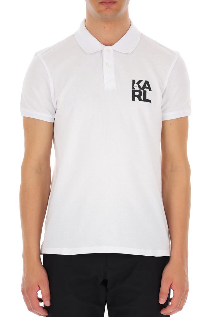 Футболка муж. LAGERFELD 745083 22MPL01 белая поло