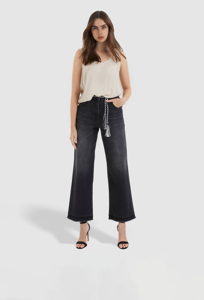 Джинсы MARC AUREL 1684 черные высокие