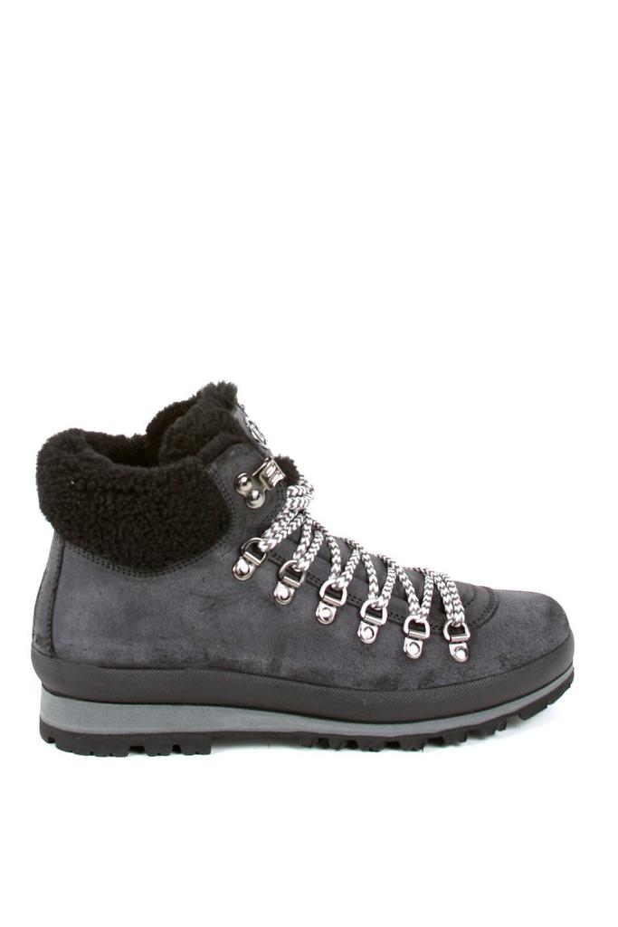 Ботинки BOGNER 7843 ST.ANTON черные, шнурок, мех