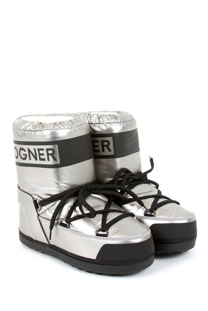 Сапоги жен BOGNER 1524 TROIS VALLEES серебристые луноходы