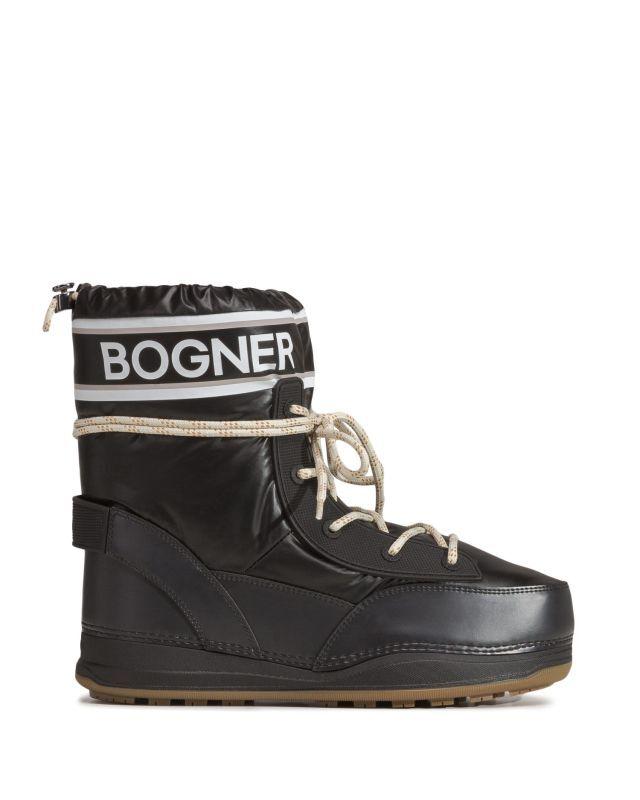 Сапоги жен BOGNER 32247034 LA PLAGNE черные белым луноходы