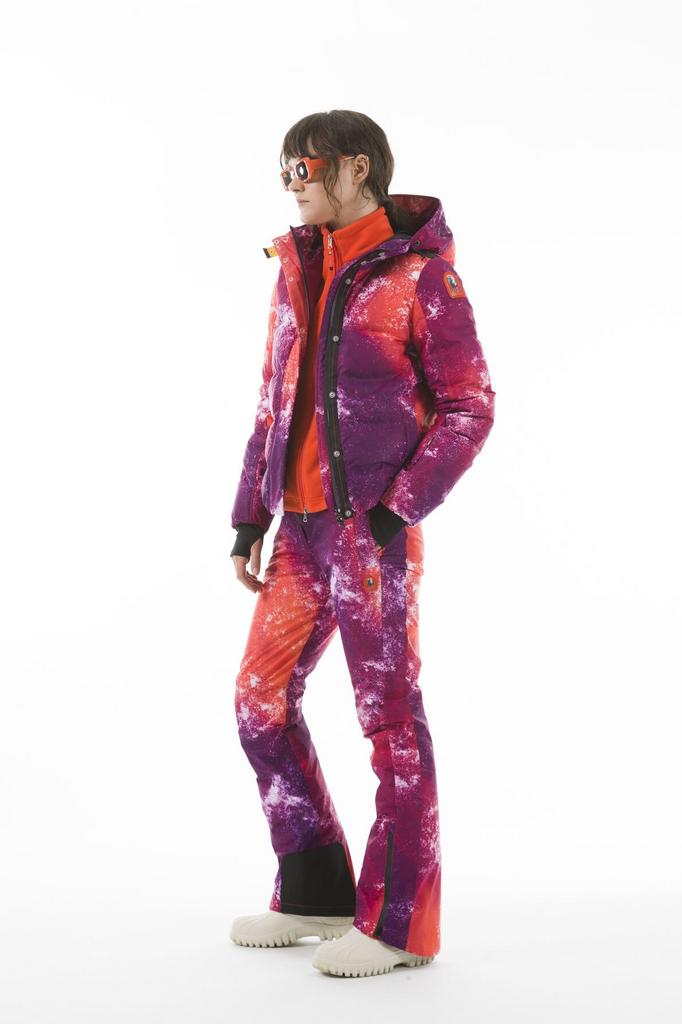 Костюм горнолыжный жен. PARAJUMPERS BERRY/BLANCHE 004 оранжевый