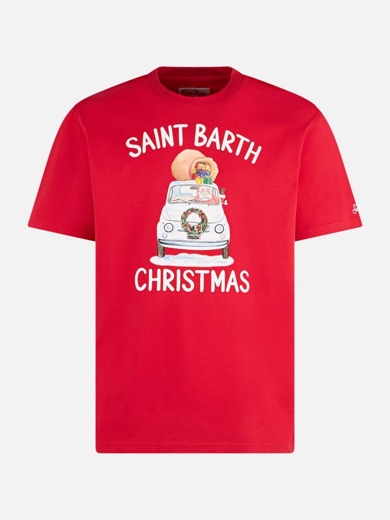 Футболка муж. Saint Barth ARN001 красная машина