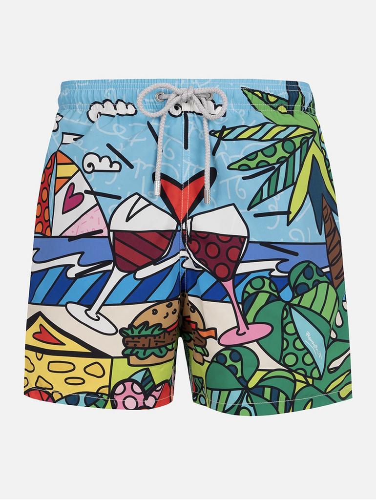 Шорты плавательные Saint Barth бокалы