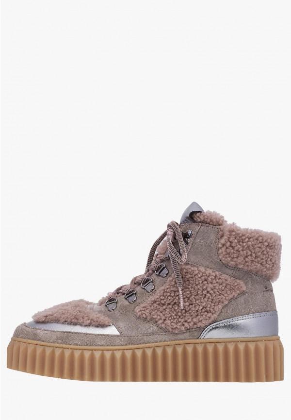 Ботинки  жен. VOILE BLANCHE EVA серые, мех