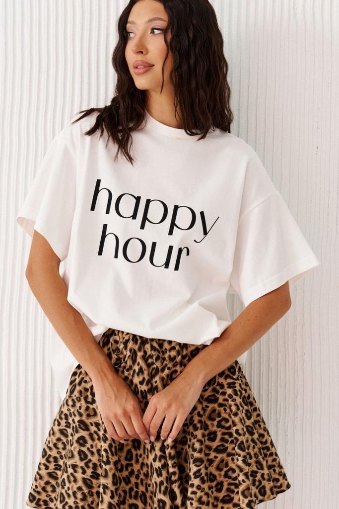 Футболка ANNETE 928 белая черным