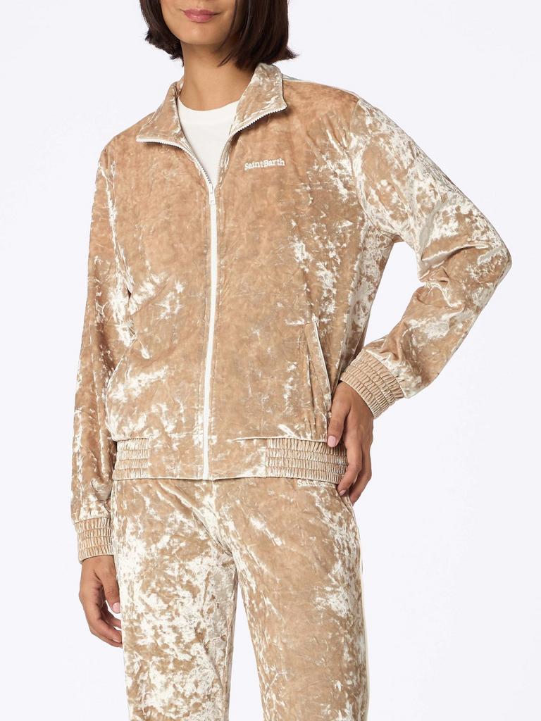 Костюм жен. Saint Barth MIRIAM/YVON бежевый велюр
