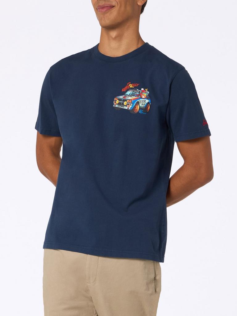 Футболка муж. SaintBarth APNOTT синяя, ралли