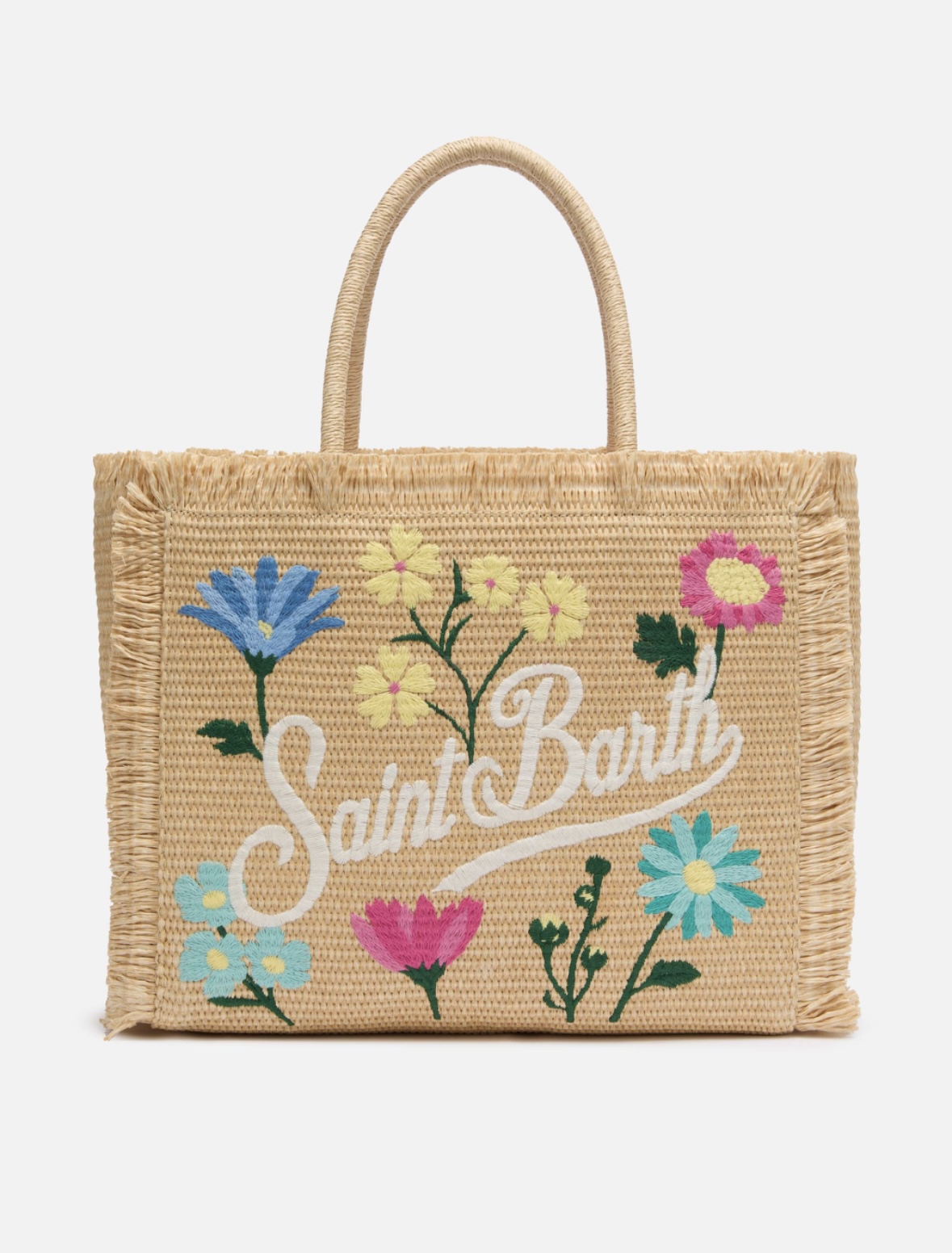 Сумка SaintBarth рафия цветы