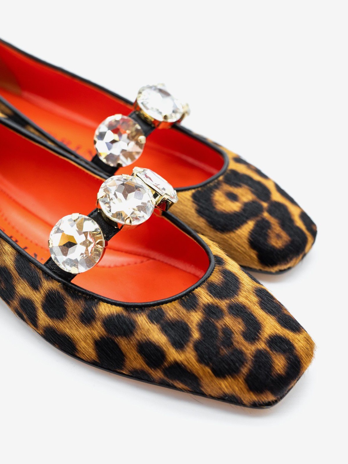 Балетки PROSPERINE леопард, стразы