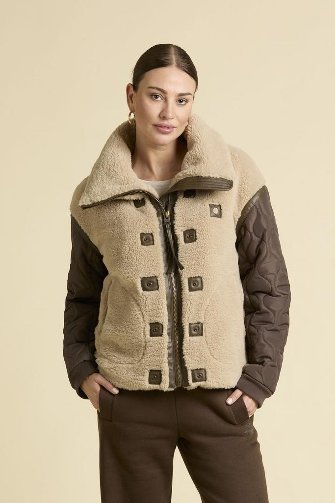 Куртка жен. AERONAUTICA эко мех