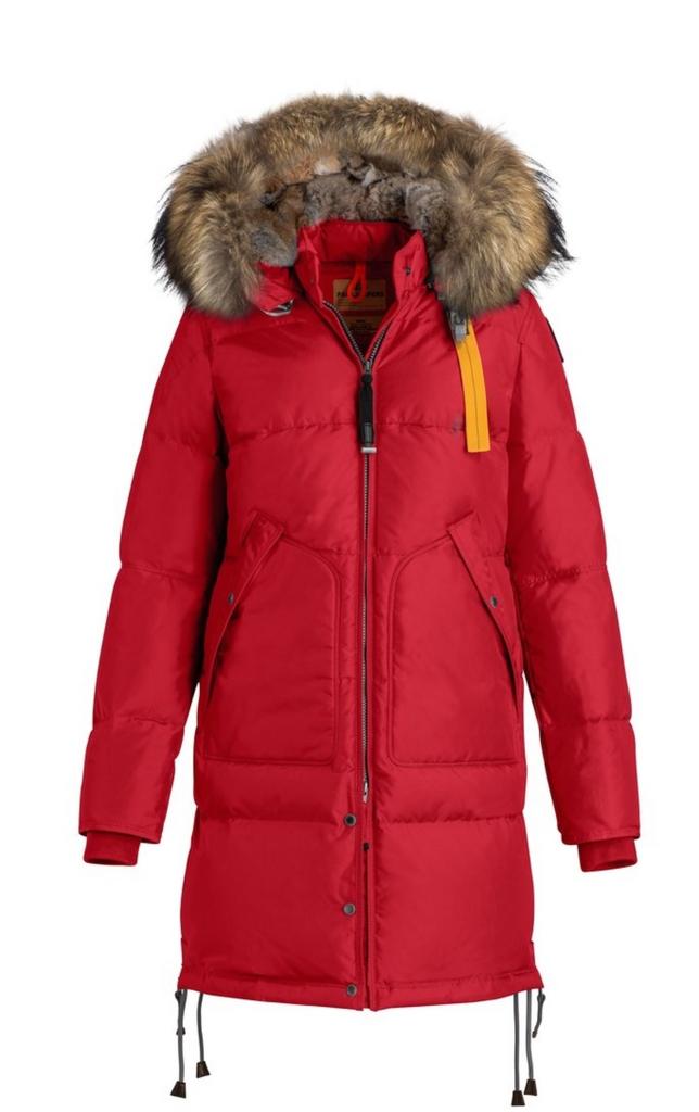 Пальто жен. Parajumpers Long Bear красный