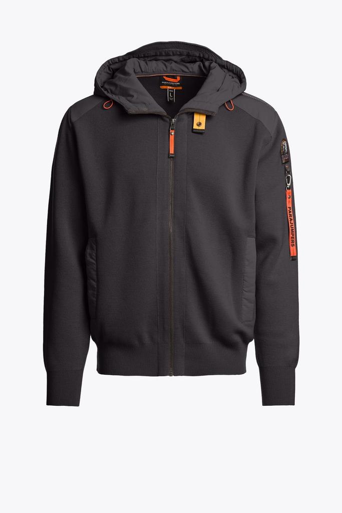 Кофта муж. PARAJUMPERS NEW DOMINIC 736 серая, капюшон