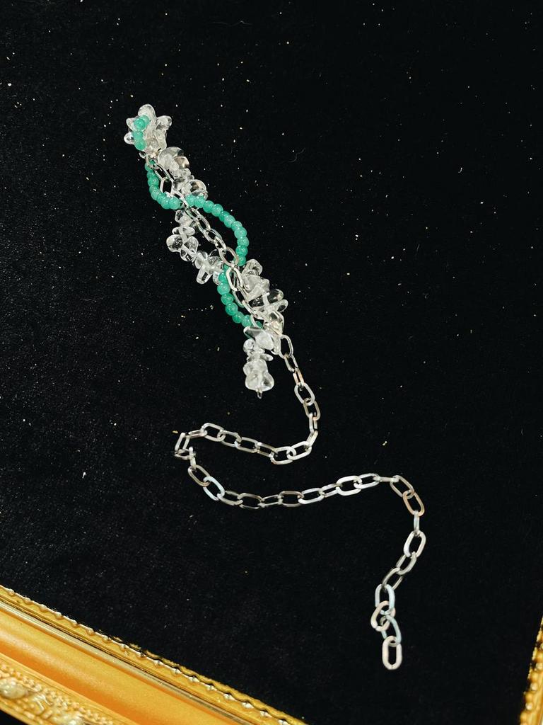 Моно-серьга до груди