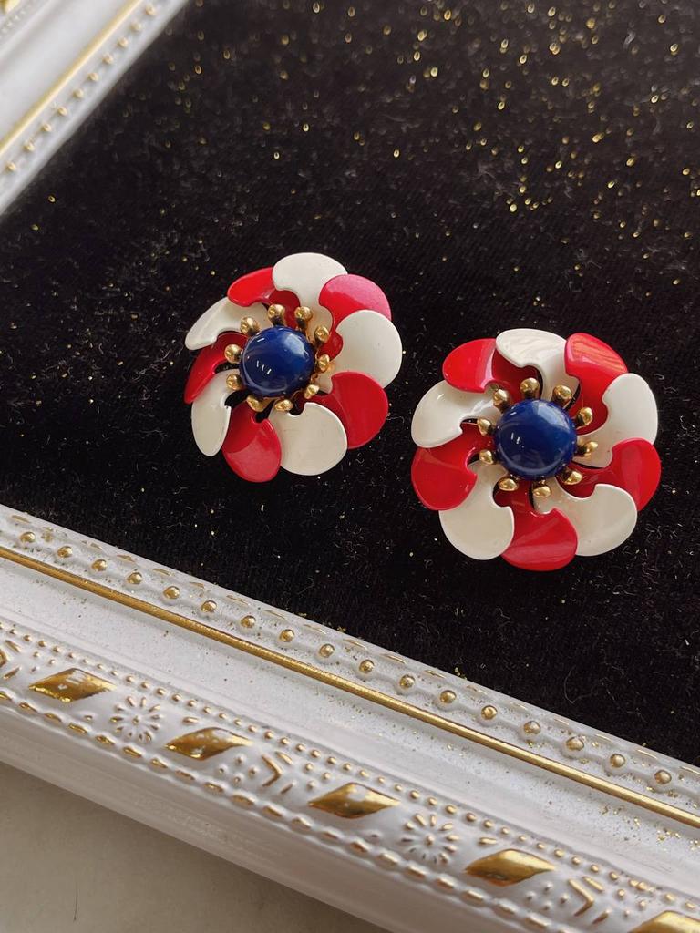 Винтажные клипсы "Лето"