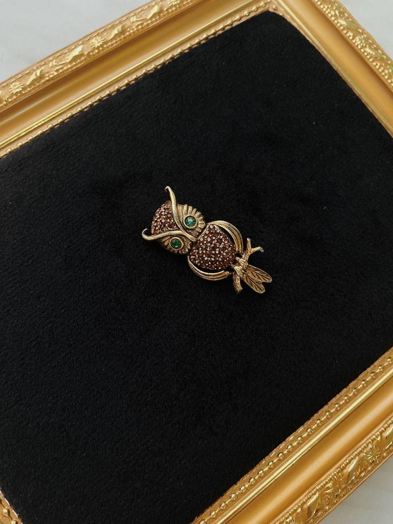 Винтажная брошь Совочка