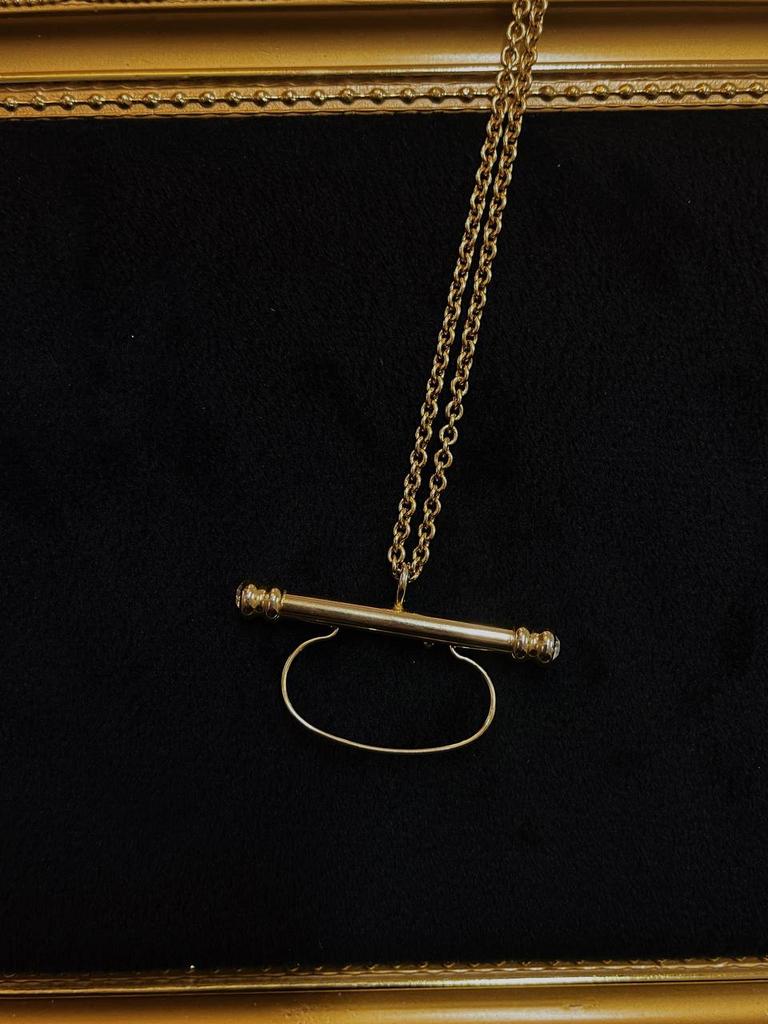 Винтажная подвеска «Enjoy»