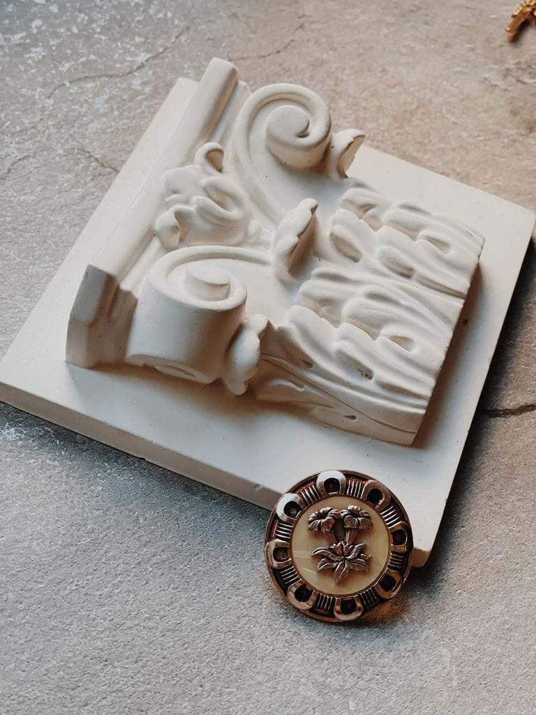 Винтажный зажим для шарфа «Старина»