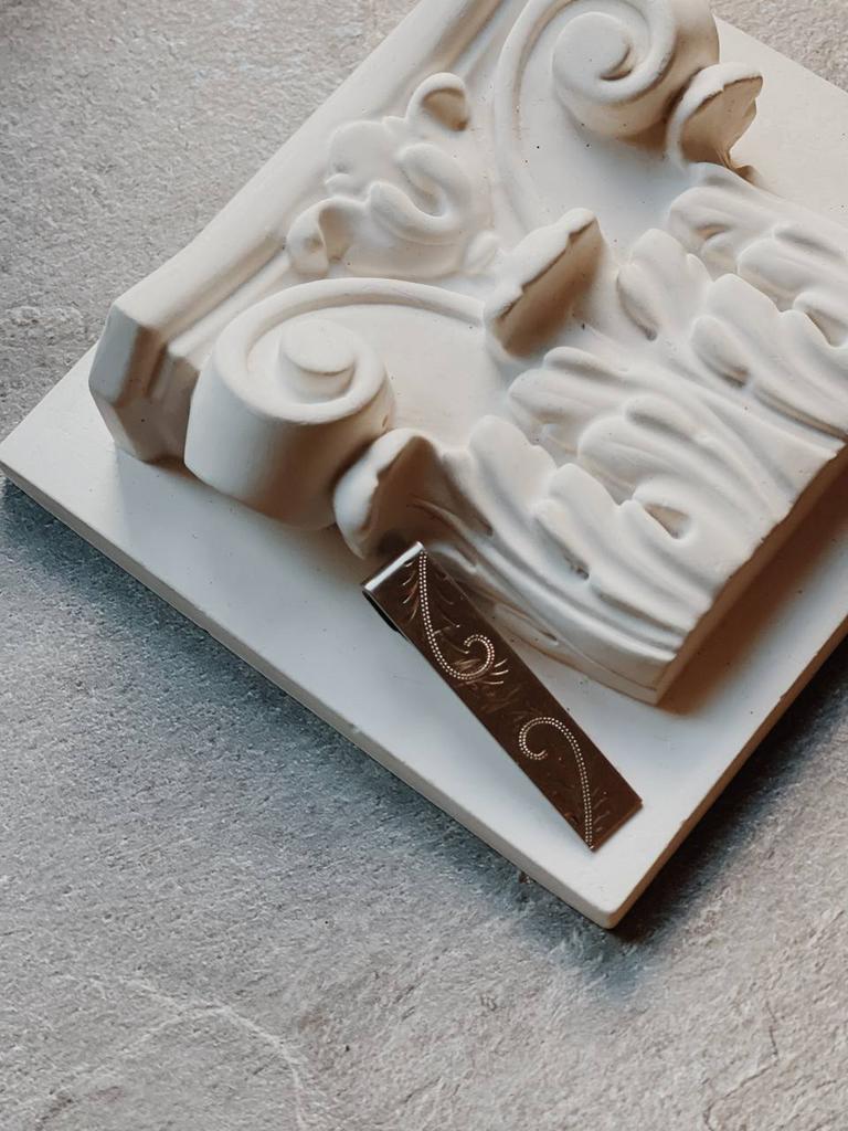 Винтажный зажим для галстука